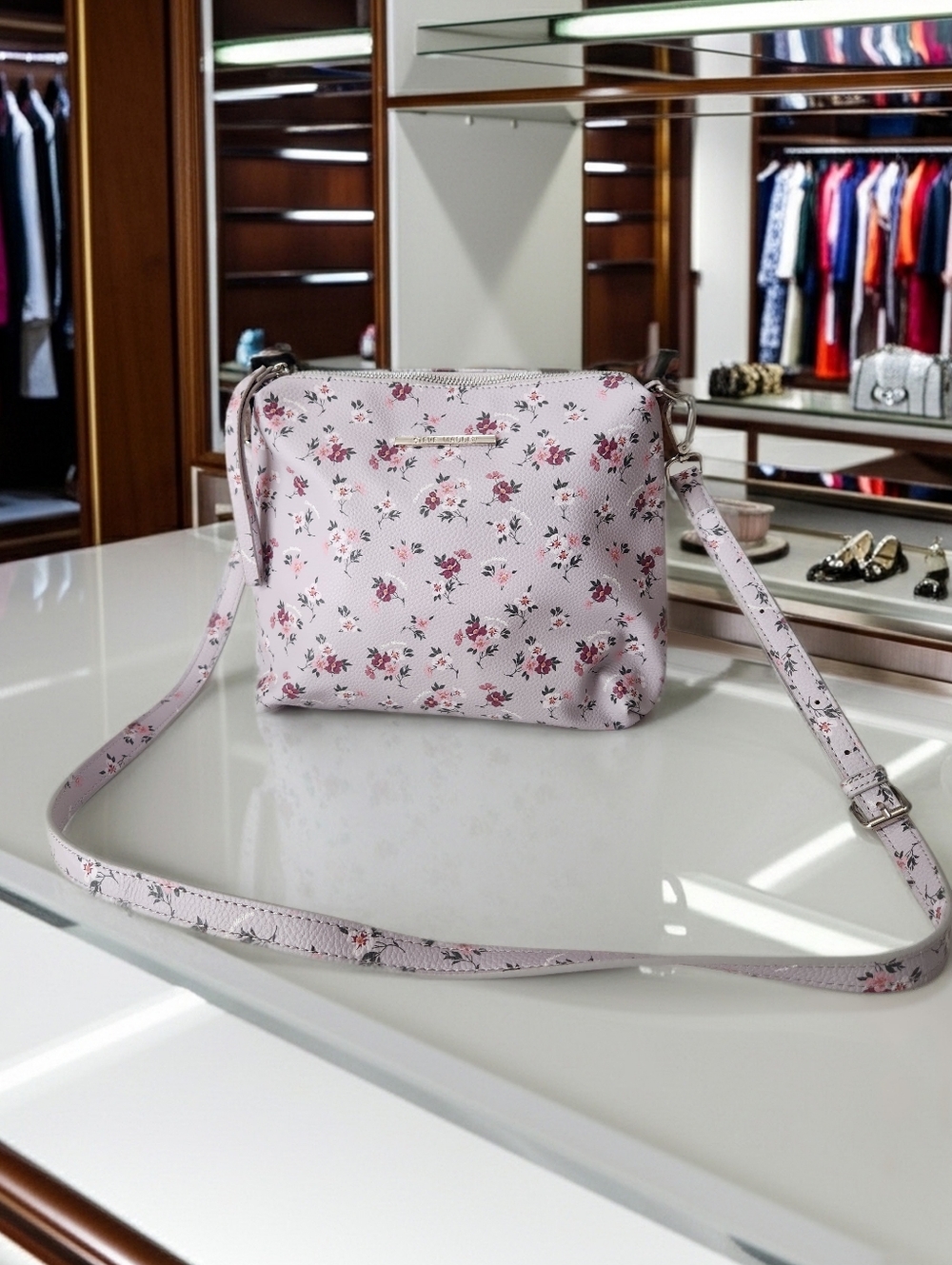 Steve Madden Vintage Maggie Floral  Crossbody Bag